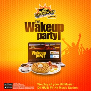THE WAKEUP PARTY – From pop to hip hop, alternative rock to reggae, R&B, afrobeat , soca…
